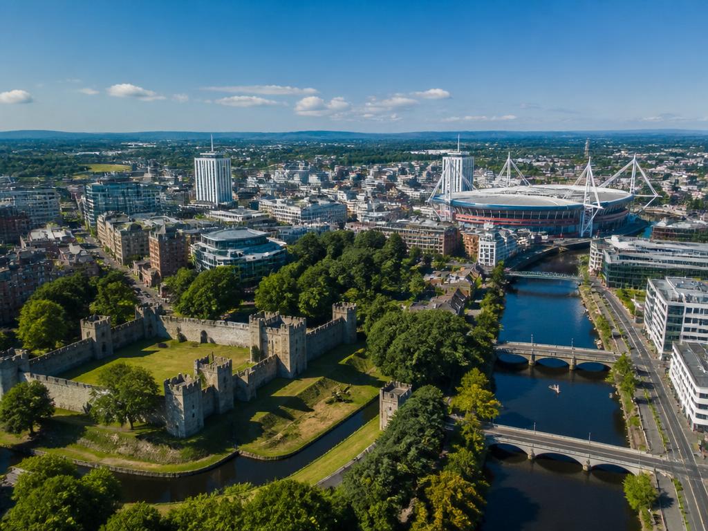 Cardiff cityscape