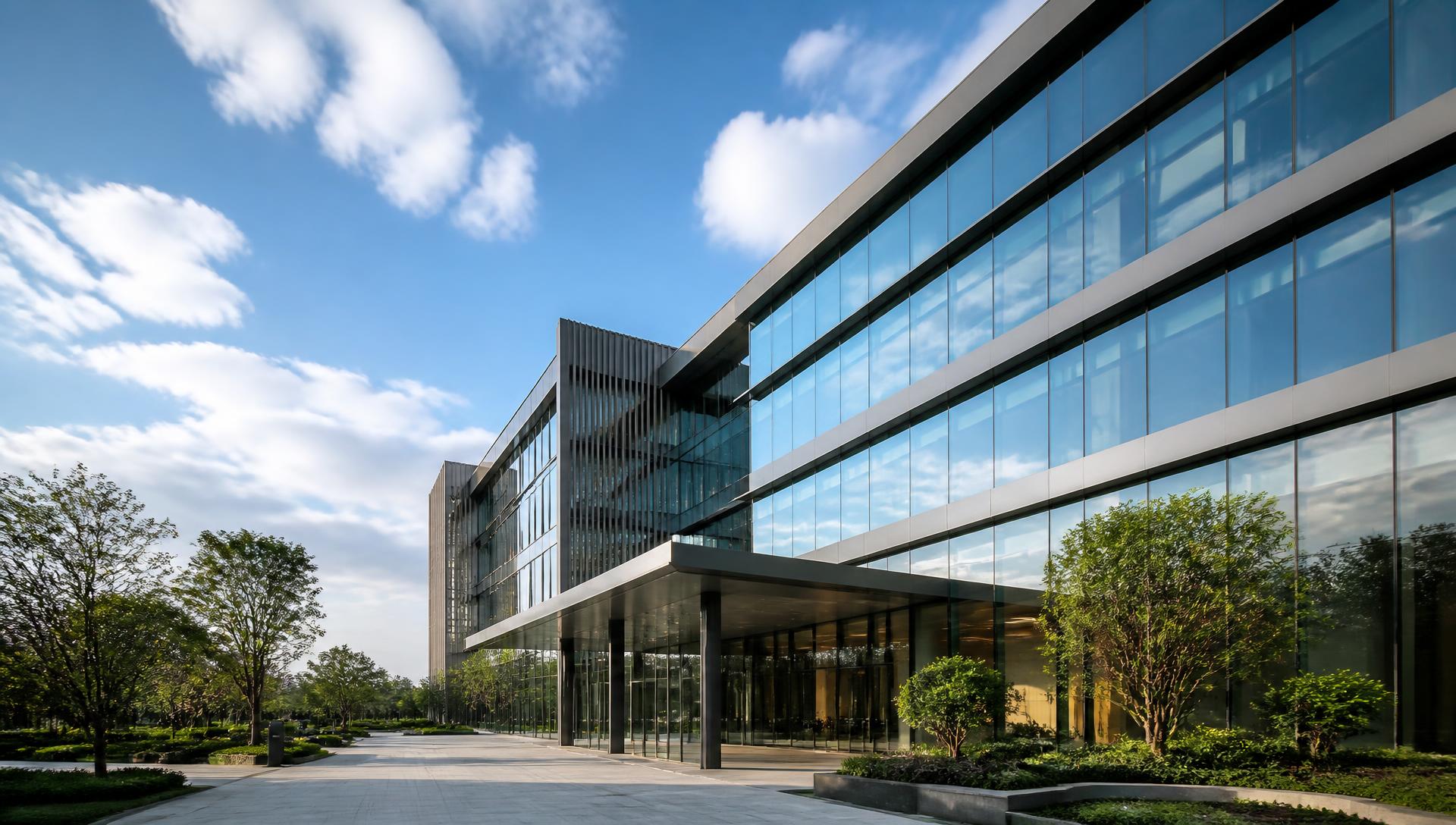 Modern external office building